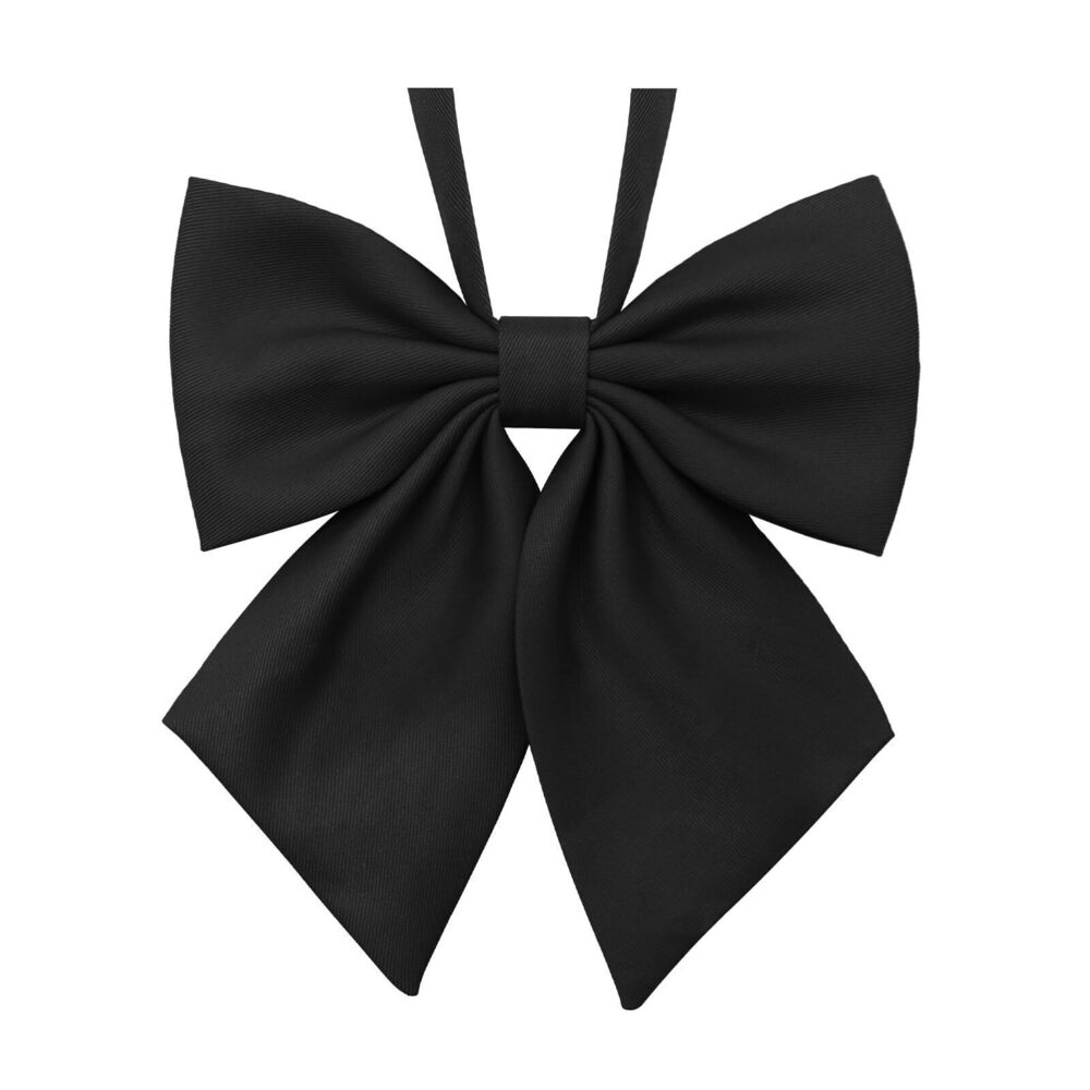 8675 Classic Solid Color Bow Tie Gril, Bow Tie Adjustable Pre-Tied Bowtie